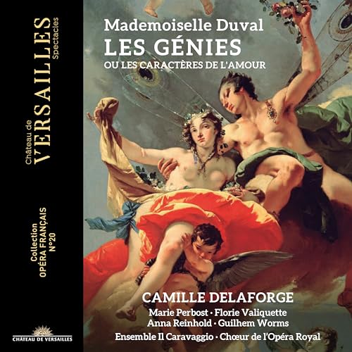 CD cover: classical painting of figures, text “Mademoiselle Duval” and artist names.