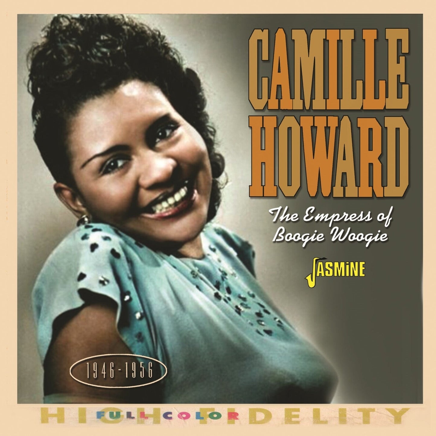 CD cover featuring pianist Camille Howard, labeled “The Empress of Boogie Woogie.”