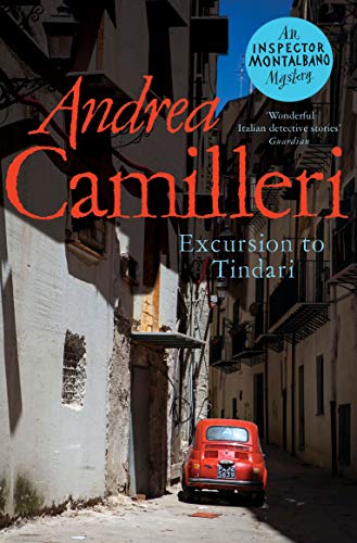 Book cover showing a red vintage car in a narrow Italian alleyway.