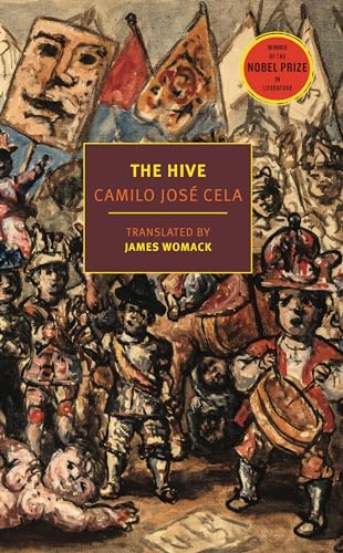 Book cover featuring a crowded, painterly scene of figures and a central text box.