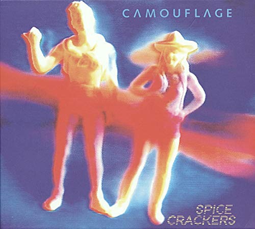 CD cover for Camouflage’s “Spice Crackers” featuring two illuminated figures.