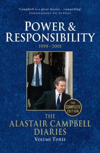 Book cover featuring Alastair Campbell and Tony Blair in suits.