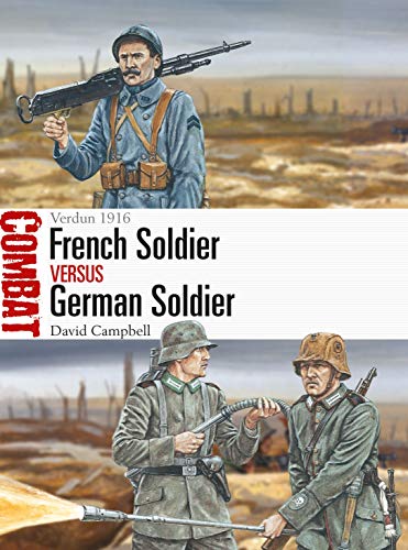 Book cover depicting French and German soldiers from the Battle of Verdun.