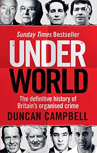 Book cover featuring portraits of men and bold red “UNDERWORLD” text.