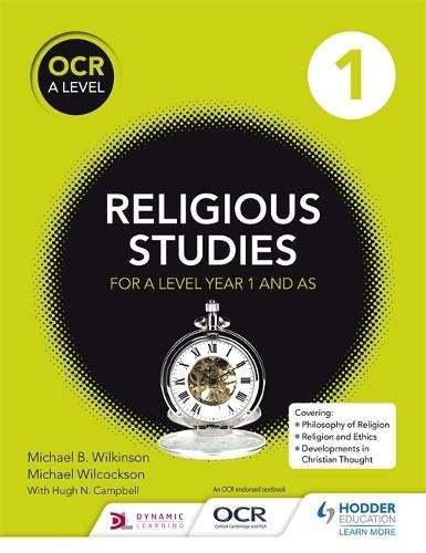 The image shows a textbook cover with a lime green background and a black circle.