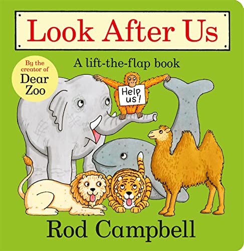 Children’s book cover featuring an elephant, orangutan, and other animals.