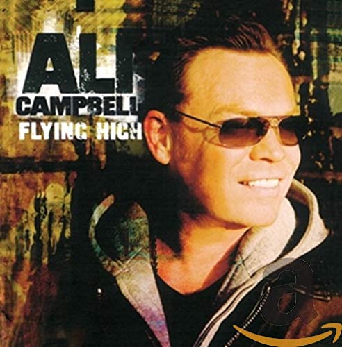 Ali Campbell wearing sunglasses on the cover of the Flying High CD album.