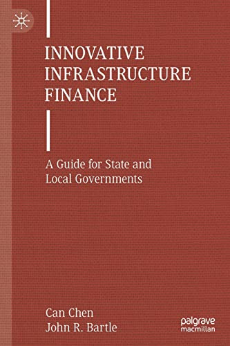 Red book cover with white text: "Innovative Infrastructure Finance.