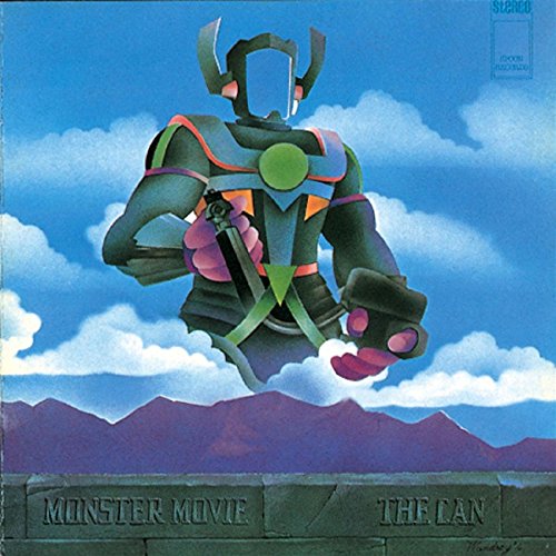CD cover: robotic figure floats above mountains under a blue sky.