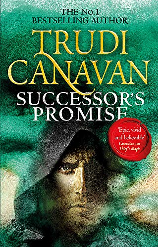 Book cover for Successor's Promise by Trudi Canavan featuring a hooded figure in green.