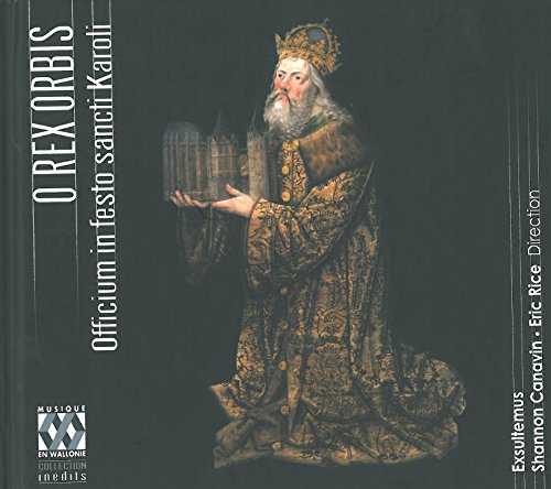 CD cover depicting a crowned, bearded man holding a birdcage.