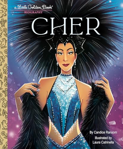 Cover of “Cher: A Little Golden Book Biography” featuring a portrait of Cher.
