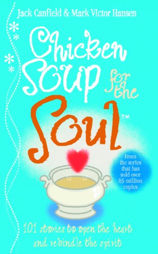 Book cover for Chicken Soup for the Soul featuring a soup bowl and heart.