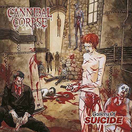 Album cover depicting disturbing imagery of violence and figures in distress.