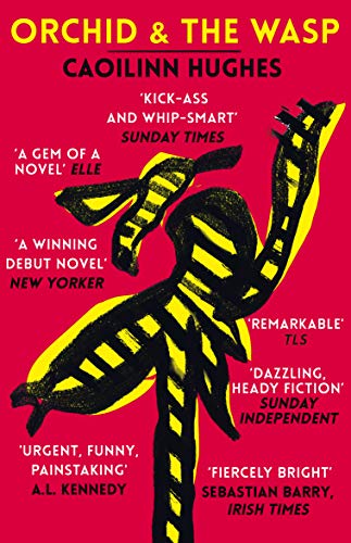 Red book cover with bold yellow and black illustration of a wasp.