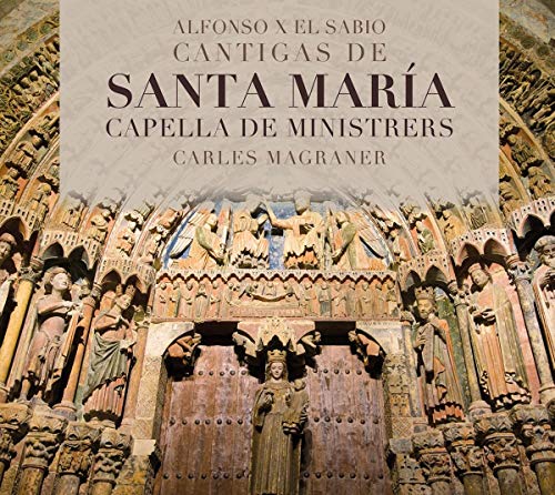 CD cover featuring a stone cathedral portal with carved figures and text overlay.