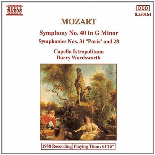 A classical CD cover featuring a serene 18th-century garden scene painting.