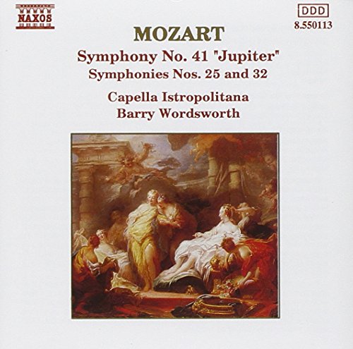 CD cover for Mozart symphonies featuring a classical painting.