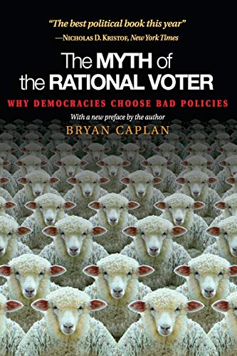 Book cover with bold red title and a repeating sheep pattern background.