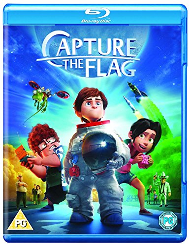 Capture the Flag" Blu-ray cover featuring animated characters in space suits.