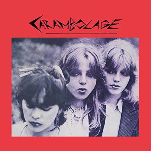 Album cover for Carambolage featuring three young people with shaggy hair.
