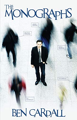 Book cover featuring a man in a suit amidst blurred figures.