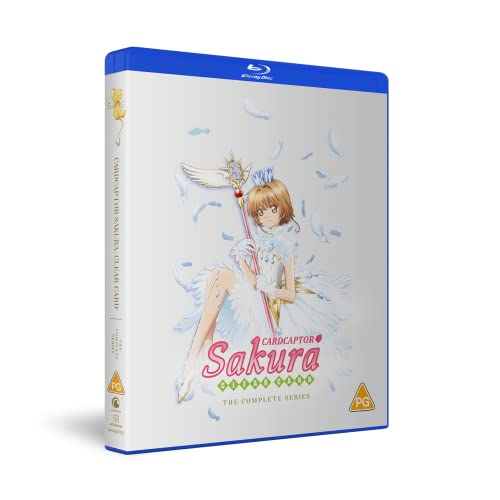 Blu-ray case for "Cardcaptor Sakura Clearcard" featuring Sakura in white.