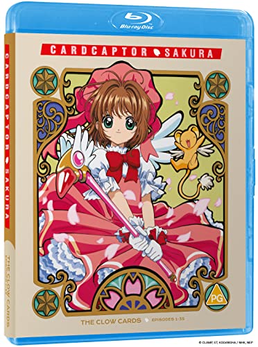 Blu-ray case for Cardcaptor Sakura Part 1, featuring Sakura and Kero.