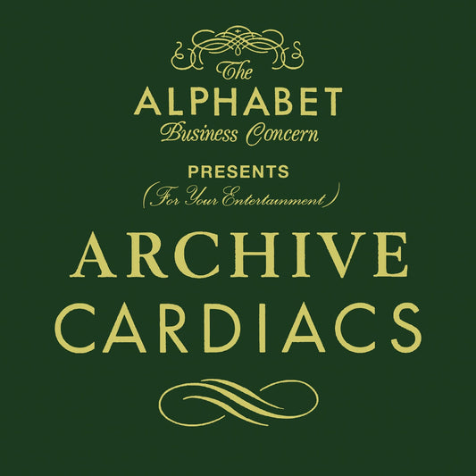 Dark green album cover with gold text: "Cardiacs - Archive.