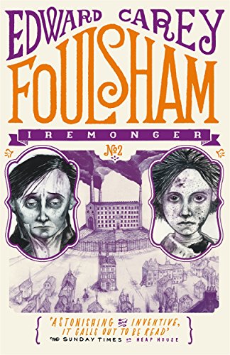 Book cover with sketched portraits and a large industrial building.