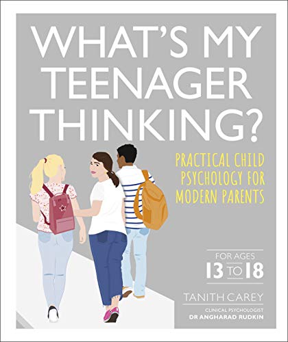 Book cover with illustration of teenagers walking, titled "What's My Teenager Thinking?".