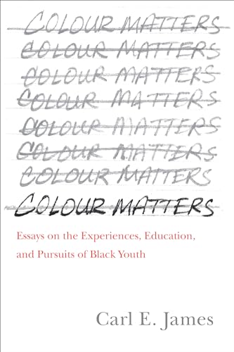 Book cover with repeated text “Colour Matters” and author Carl E. James.