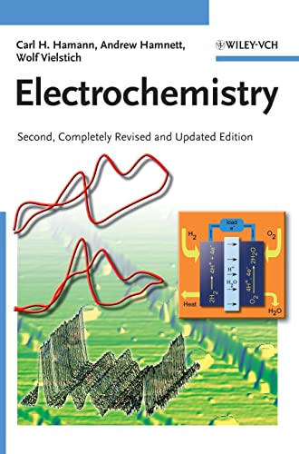 Book cover for "Electrochemistry," second edition, with scientific diagrams.