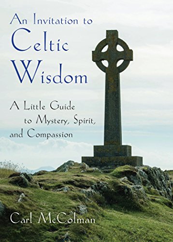 Book cover featuring a Celtic cross against a cloudy, grassy landscape.