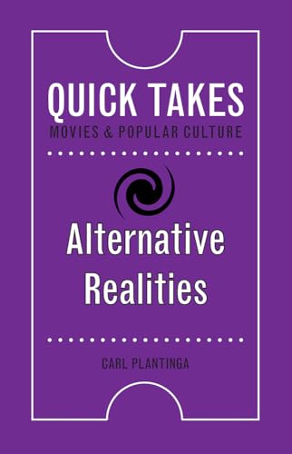 Purple book cover with white text: “Alternative Realities” and a spiral image.