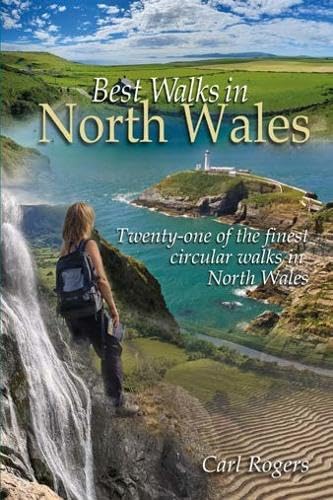 Book cover depicting a hiker and Welsh coastal landscape.