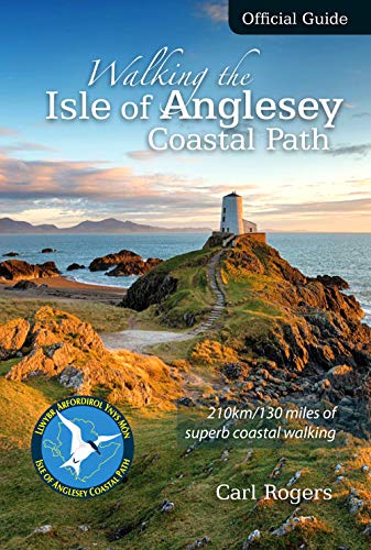 Book cover featuring a coastal landscape with a lighthouse on Anglesey.