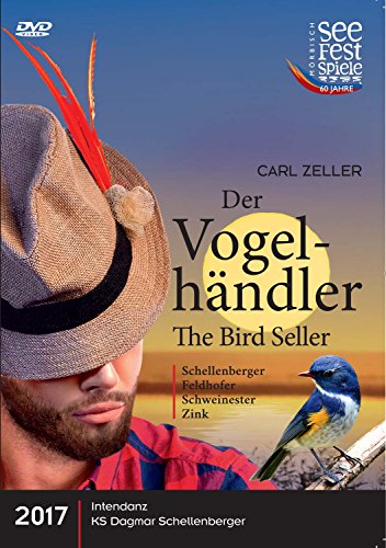 DVD cover for "Der Vogelhändler" featuring a man, bird, and hat.