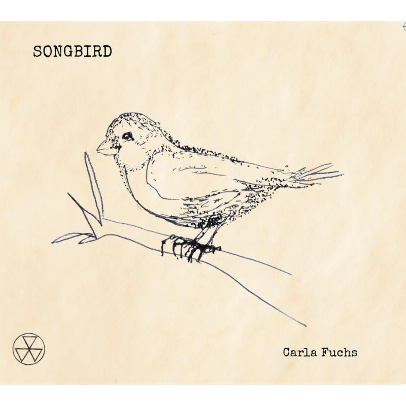 CD cover: sketch of a songbird perched on a twig, text "Songbird".
