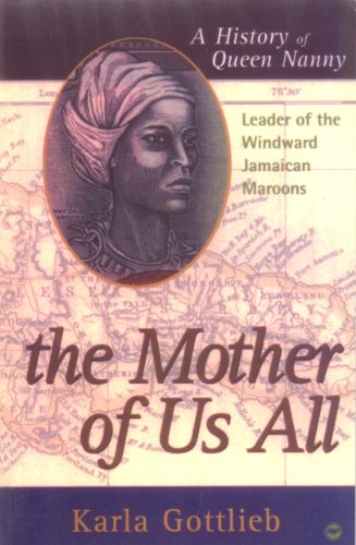 Book cover featuring a portrait of Queen Nanny, a Jamaican Maroon leader.