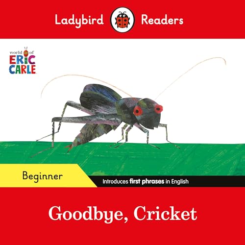 Ladybird book cover featuring a colorful illustration of a cricket.
