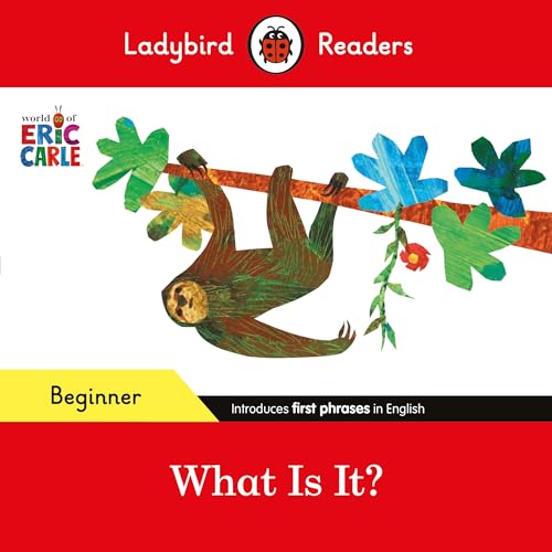 Ladybird reader cover: a brown sloth hangs from colorful branches.