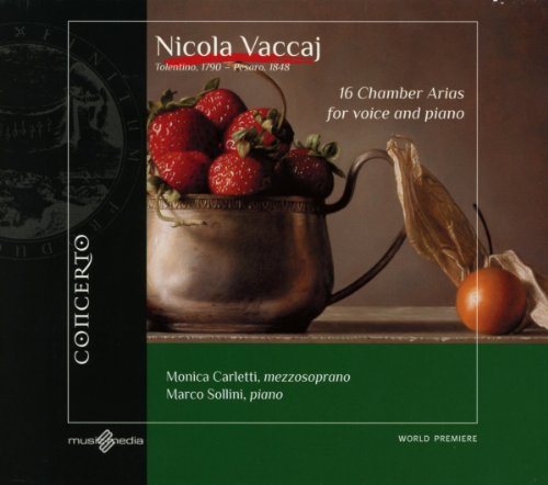 CD cover: Strawberries in a pitcher, musical text, and performers’ names.