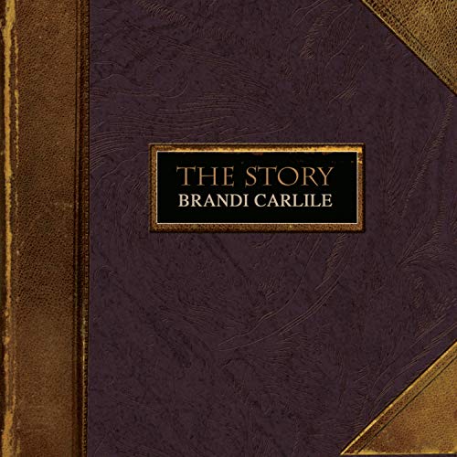 Album cover featuring a purple textured background with a central label reading The Story.