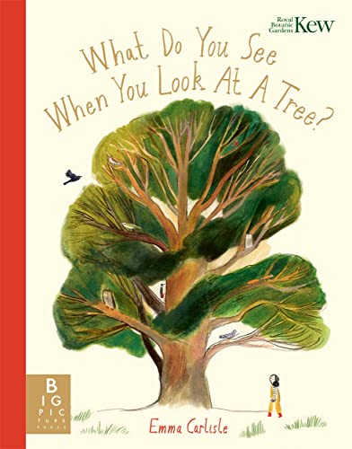 Book cover with illustrated tree, bird, and small figure below.