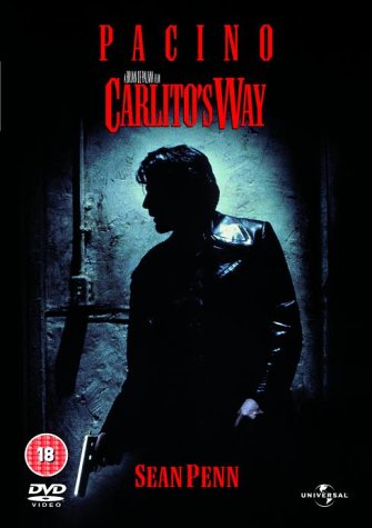 DVD cover art featuring Al Pacino in silhouette holding a gun against a wall.