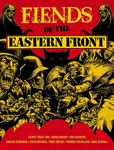 Book cover: "Fiends of the Eastern Front," featuring monstrous soldiers.