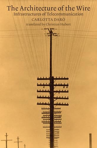 Book cover with a vintage photo of a telephone pole and wires.