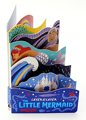 Pop-up book cover featuring Ariel and a castle scene underwater.