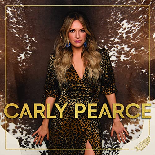 Carly Pearce album cover featuring a portrait of the country singer.